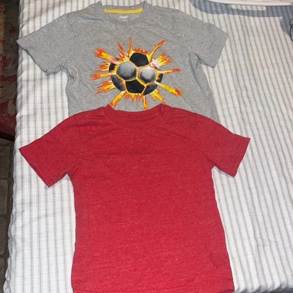 Gymboree Soccer Shirt & Cherokee Red Shirt Childrens size 5 & 6